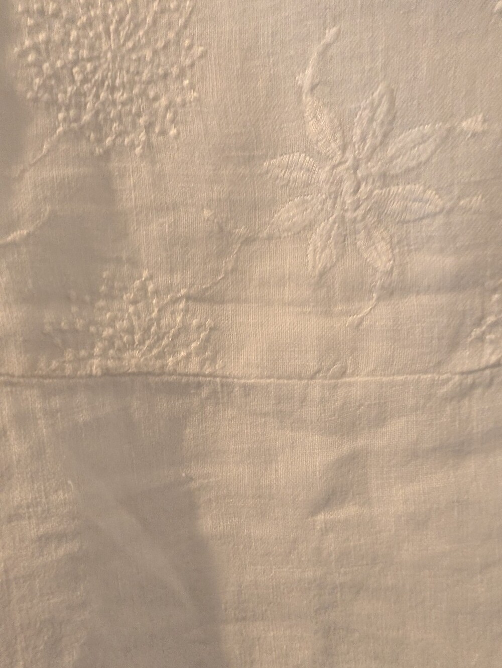 Terzo Milleñnio Made In Italy Linen Embroidered Top M - Picture 5 of 16